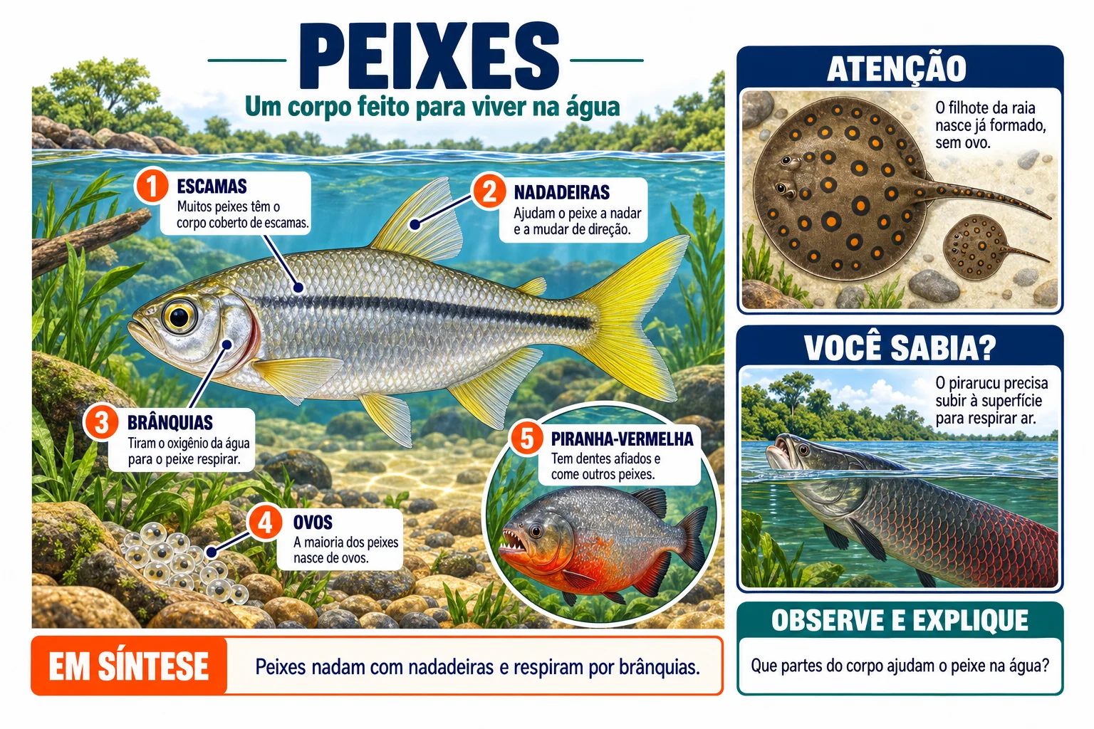 Folha ilustrada: Peixes